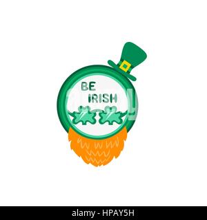 St. Patricks Day Zeichen. Stock Vektor
