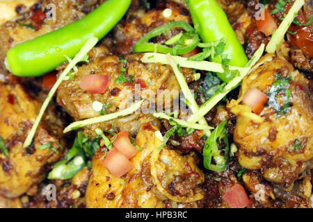 Karahi Huhn Stockfoto