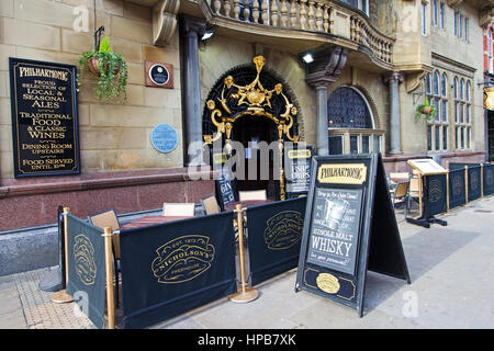 Philharmoniker Pub und Speiseräume in Hope Street, Liverpool, Merseyside UK Stockfoto