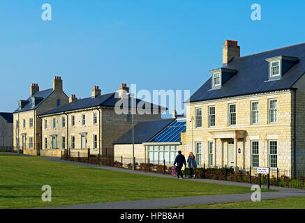 Neue Häuser in der Kirche Fields Wohnsiedlung, Boston Spa, North Yorkshire, England UK Stockfoto