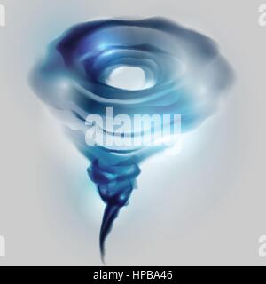 Tornado wirbelt - Vektor-Illustration Stock Vektor