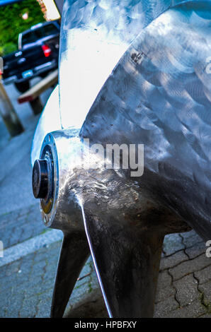 Schiffe-Turbine auf Granville Island, Vancouver, Britisch-Kolumbien Stockfoto