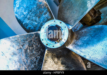 Schiffe-Turbine auf Granville Island, Vancouver, Britisch-Kolumbien Stockfoto