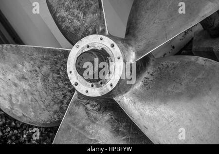 Schiffe-Turbine auf Granville Island, Vancouver, Britisch-Kolumbien Stockfoto