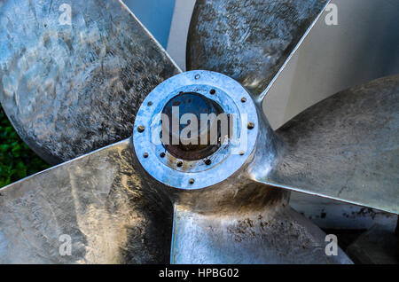 Schiffe-Turbine auf Granville Island, Vancouver, Britisch-Kolumbien Stockfoto