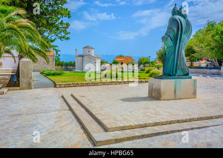 Landschaft in der Stadt Nin, Dalmatien Region anzeigen Stockfoto