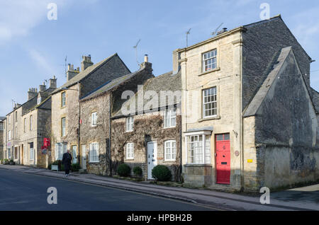 Kleinen Cotswold Steinhütten in Stow-on-the-Wold in den Cotswolds Stockfoto