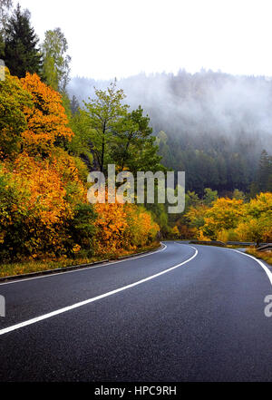 Der Harz ist das höchste Gebirge in Norddeutschland und seiner rauen Landschaft erstreckt sich über Teile von Niedersachsen, Sachsen-Anhalt und Thüringen. Stockfoto