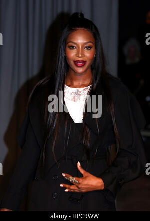 Naomi Campbell an der Burberry London Fashion Woche Show Maker House, Manette Street, London. Stockfoto