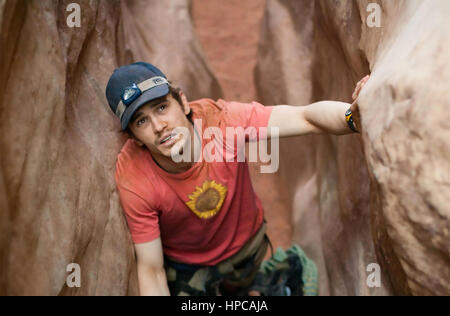127 Stunden 2010 Pathe/Everest Films Produktion mit James Franco Stockfoto