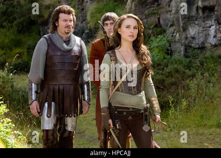 IHRE Hoheit 2011 Universal Pictures Film mit von links: Danny McBride, Rasmus Hardiker und Natalie Portman Stockfoto