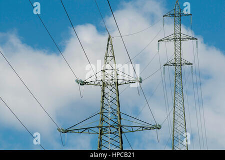 Strom-Türme Stockfoto