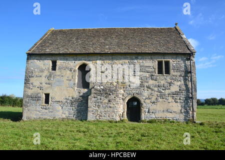 Meare Fish House - Englands letzte klösterlichen Fischerei Gebäude Stockfoto