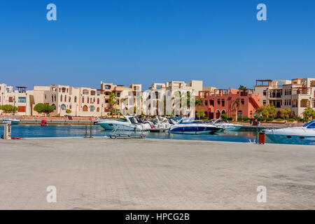 Boote in Tala Bay Aqaba, Jordanien Stockfoto