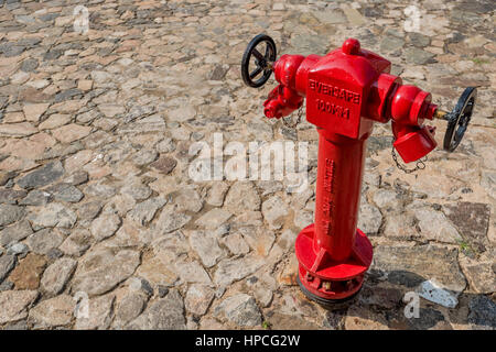 Red Fire hydrant Stockfoto