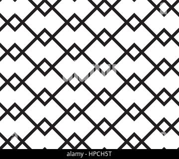 Geometrische Musterdesign. Vektor Retro-schwarzen und weißen Hintergrund Stock Vektor