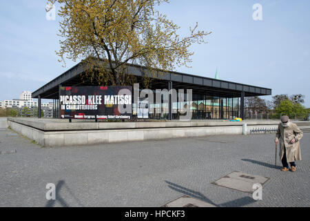 Deutschland, Berlin, Neue Nationalgalerie Stockfoto