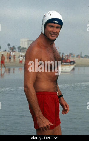 Baywatch: Alptraum Bay, aka: Baywatch - Die Rettungsschwimmer von Malibu, Fernsehfilm, USA 1991, Regie: Gregory J. Bonann, Monia: David Hasselhoff Stockfoto