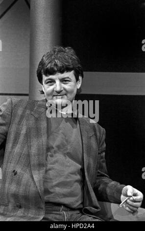 Grünen-Politiker Joschka Fischer, Deutschland 1980er Jahre. Joschka Fischer, deutsche Politikerin der Grünen, Deutschland der 80er Jahre. Stockfoto