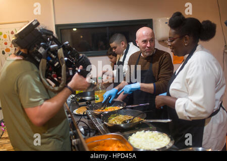 Jens Eberl entdeckt Holland, (deutsche) WDR TV-Moderatorin Stockfoto
