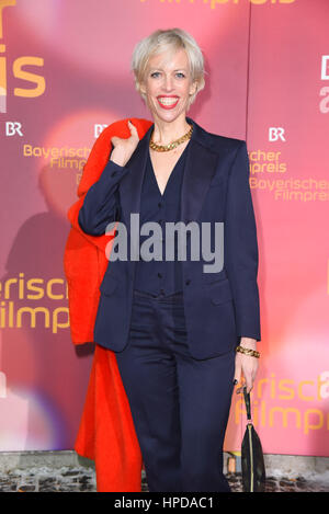 Bayerischer Filmpreis 2017 im Prinzregententheater mit: Katja Eichinger wo: München bei: Kredit-20. Januar 2017: Cinamon Red/WENN.com Stockfoto