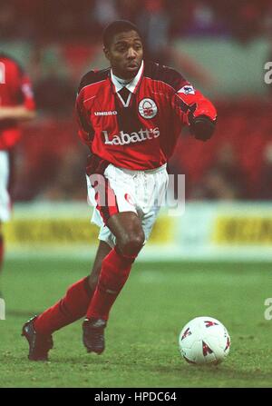 BRYAN ROY NOTTINGHAM FOREST FC 14. Januar 1997 Stockfoto