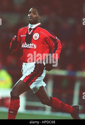 BRYAN ROY NOTTINGHAM FOREST FC 14. Januar 1997 Stockfoto