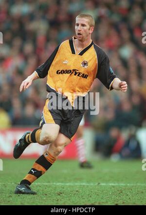 IWAN ROBERTS WOLVERHAMPTON WANDERERS FC 24. Februar 1997 Stockfoto