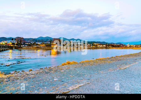Arashiyama landschaftlich in Kyoto Stockfoto