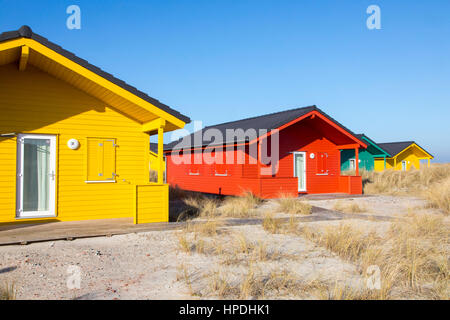 Helgoland, Insel in der deutschen Nordsee Nachbar Insel DŸne, Dune, Naturschutzgebiet, Strände, Ferienwohnungen (FeWos), Stockfoto