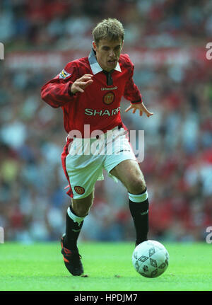PHILIP NEVILLE MANCHESTER UNITED FC 31. August 1997 Stockfoto