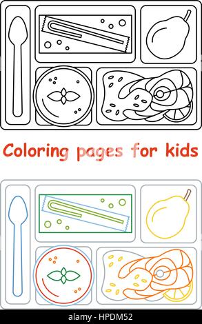 Malvorlagen für Kinder Stock Vektor