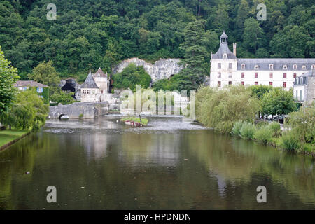 Brantome, Dordogne, Frankreich Stockfoto