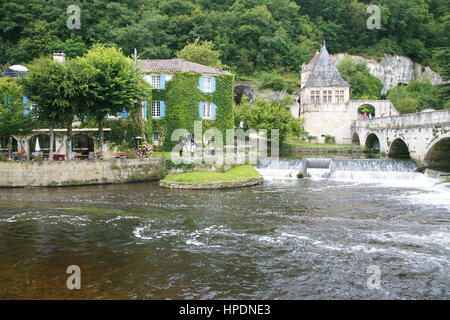 Brantome, Dordogne, Frankreich Stockfoto