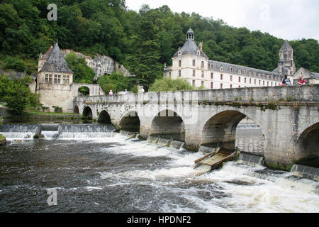 Brantome, Dordogne, Frankreich Stockfoto