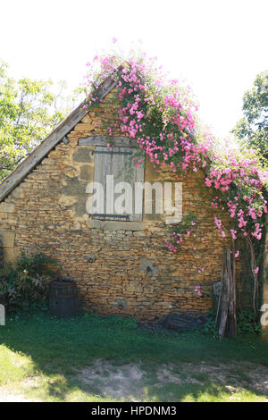 Les Cabanes du Breuil, Dordogne, Frankreich Stockfoto