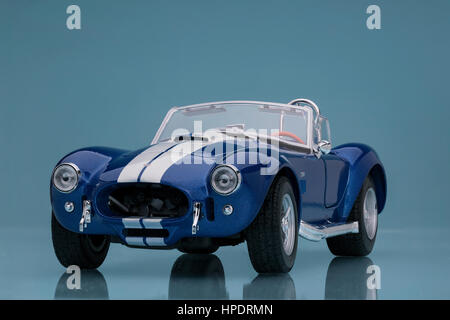 1965 Shelby Cobra AC Cobra Diecast Modellauto. Stockfoto