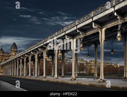 Bahnbrücke Stockfoto