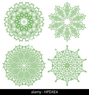 Demarkationslinie ornamentale Muster. Endlose Textur. Orientalische geometrische Ornament Stock Vektor