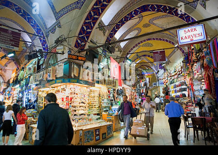 Basar, Fesciler Straße in Istanbul, Türkei Stockfoto