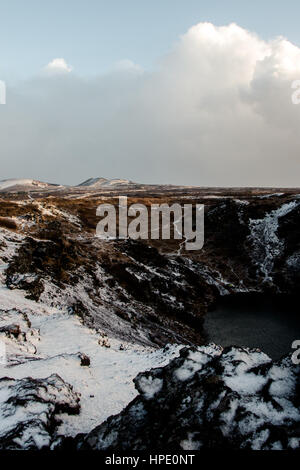 Kerid, Island Stockfoto