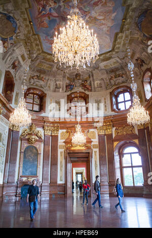 Belvedere Palast, Wien, Österreich, Europa Stockfoto