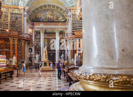 Österreichische Nationalbibliothek, in der Hofburg, Wien, Österreich Stockfoto