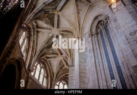 seitlichen Gewölbe der Sé Kathedrale, Alfama Viertel, Lissabon, Portugal Stockfoto