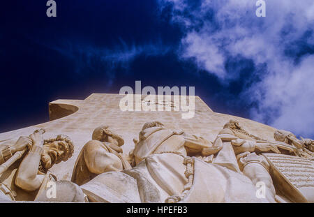 Denkmal der Entdeckungen. Belem Viertel. Lissabon, Portugal Stockfoto