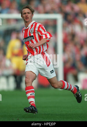 KEVIN KEEN STOKE CITY FC 14. Oktober 1997 Stockfoto