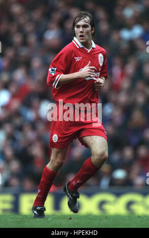 JASON MCATEER FC LIVERPOOL 8. Dezember 1997 Stockfoto