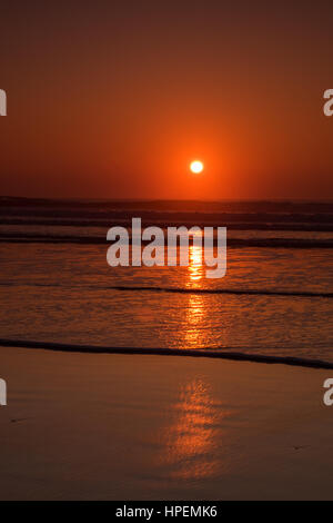 Brechenden Wellen des Atlantischen Ozeans Stockfoto