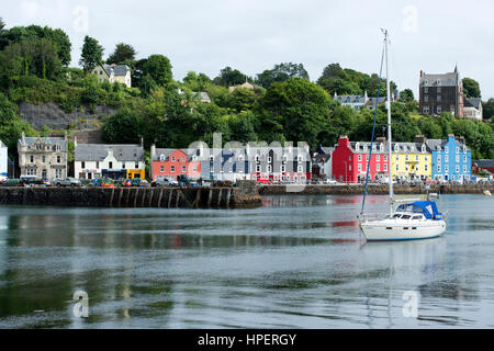 Tobermory Isle of Mull, herrlichen bunten Hafen an der Westküste Schottlands, Inspiration für die Kinder-TV-Serie Balamory Stockfoto