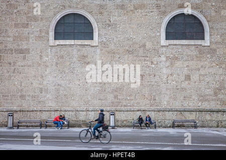 Fassade der Kathedrale, Salzburg, Österreich Stockfoto